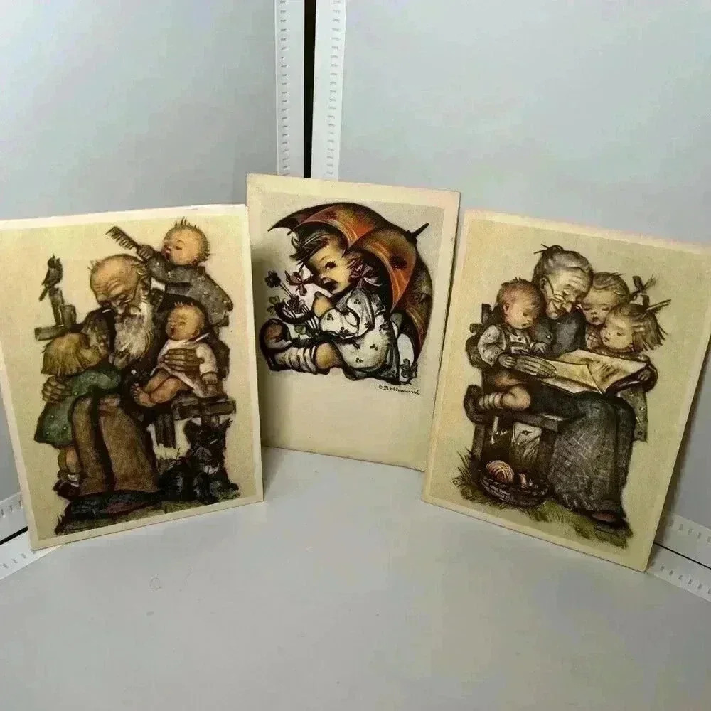 Vintage 1941 German Hummel Prints Cards